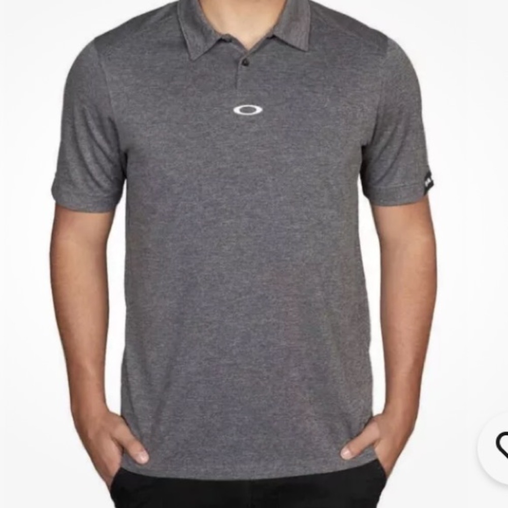 Oakley Grey Gravity Polo Shirt XXL